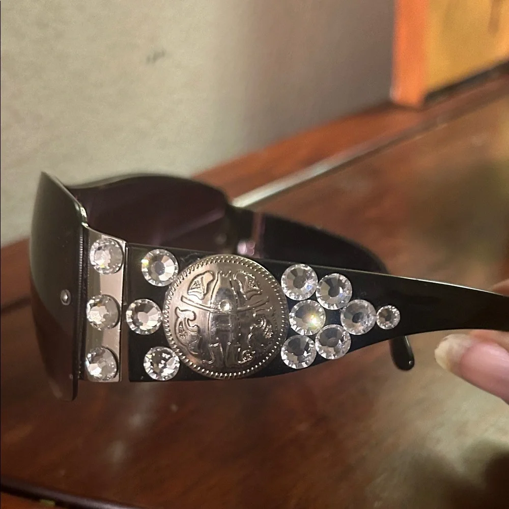 Elusive Cowgirl Stylish Black Sunglasses